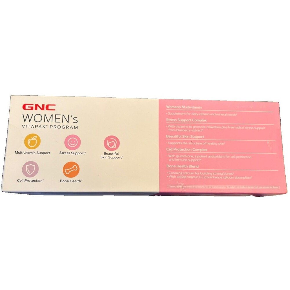 GNC WOMEN'S VITAPAK PROGRAM (30-Day Supply) Exp: 06/2027
